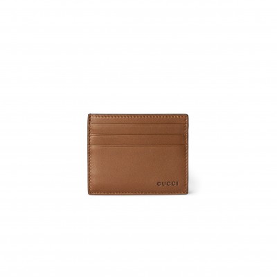 GUCCI GG EMBLEM EMBOSSED CARD CASE 818952 (10*8cm)